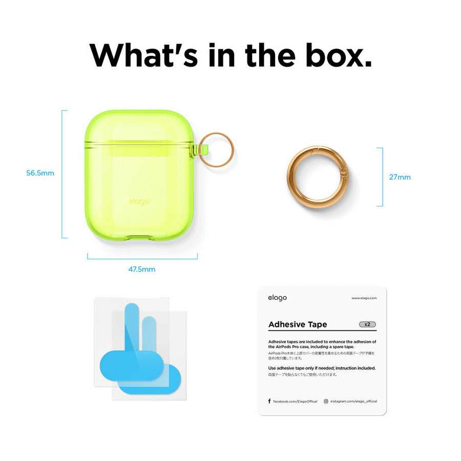 Clear Case for AirPods 1 & 2